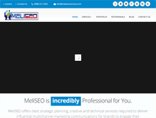 Tablet Screenshot of meliseoservices.com